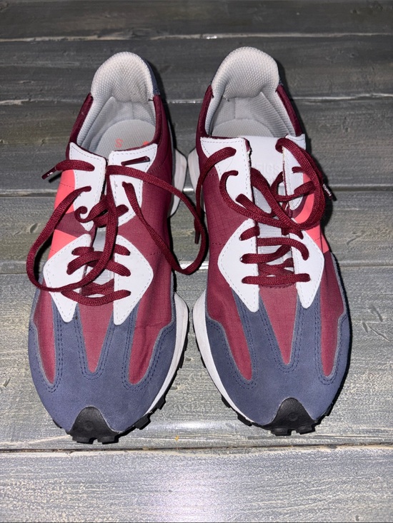 New Balance Shoes - New Balance + Figs Women’s Burgundy, Gray & White Retro Runner Sneakers